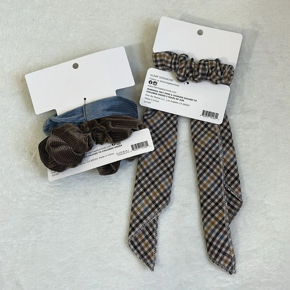 Hairitage by Mindy McKnight Women’s Hair Scrunchie Bundle - Picture 4 of 4